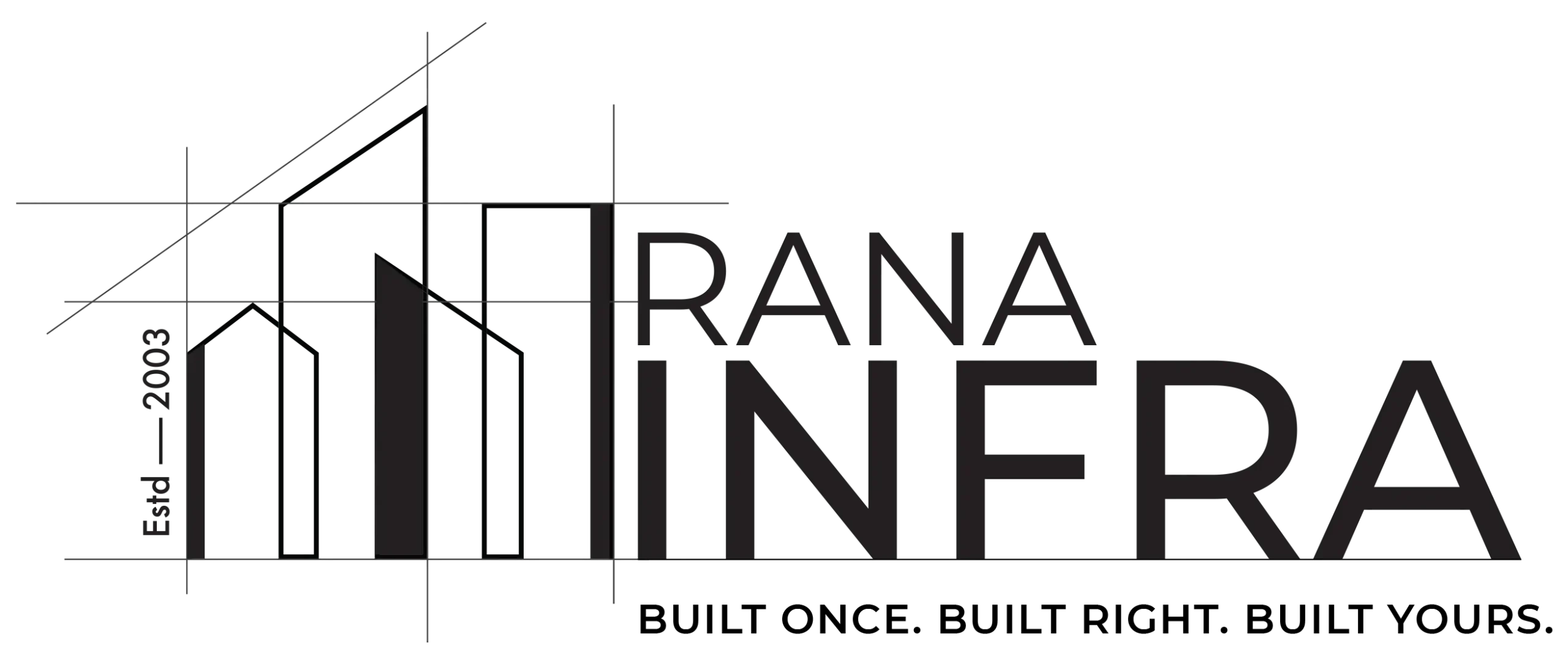 Logo with a diagonal rising line over a grid, and bold, dark text that appears to spell 'RANA' and 'INTERNA' (brand/organization mark).